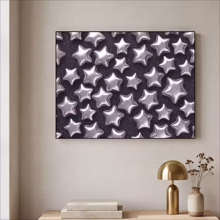 Art frame - Sterren - Glanzend - Patroon — 5