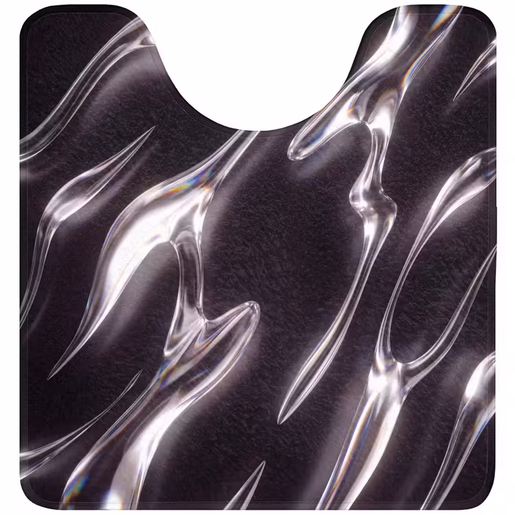 WC Mat - Glas - Vormen - Abstract — 1