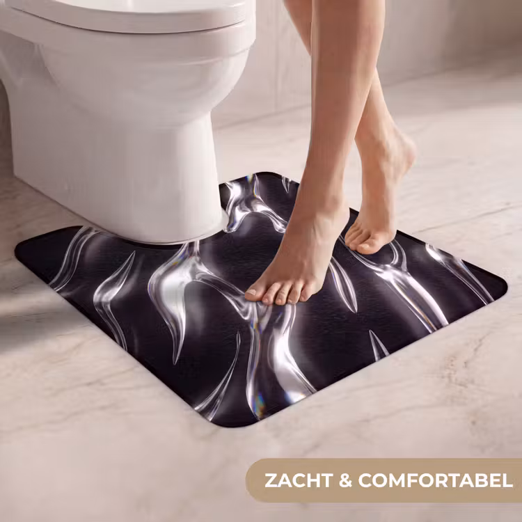 WC Mat - Glas - Vormen - Abstract — 5