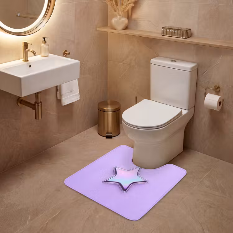 WC Mat - Ster - Holografisch - Modern — 3