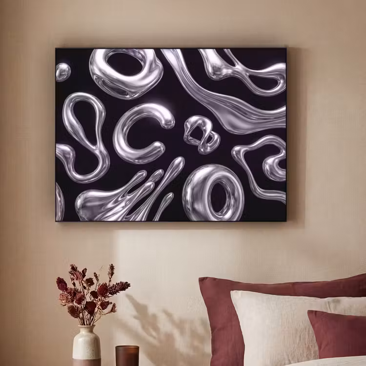 Art frame - Abstract - Vormen - Zilver — 3