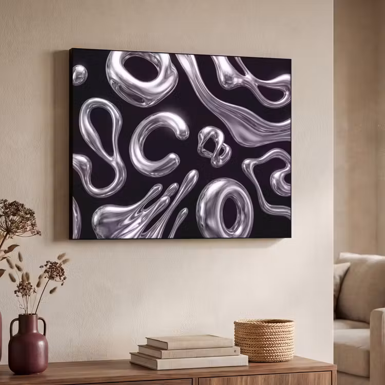 Art frame - Abstract - Vormen - Zilver — 7