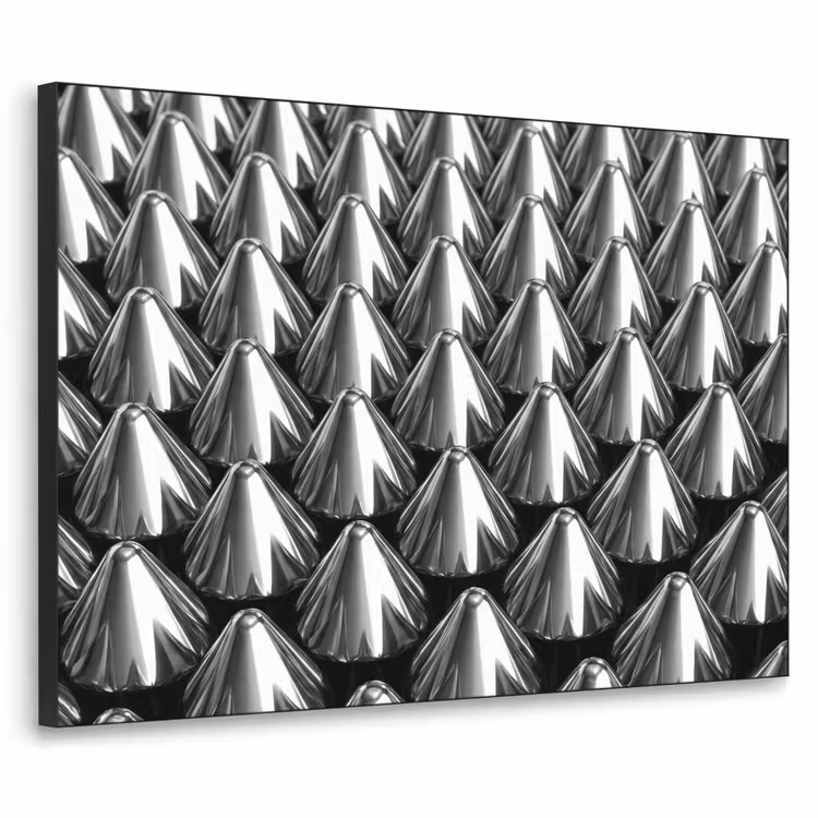 Art frame - Metalen kegels - Patroon — 1