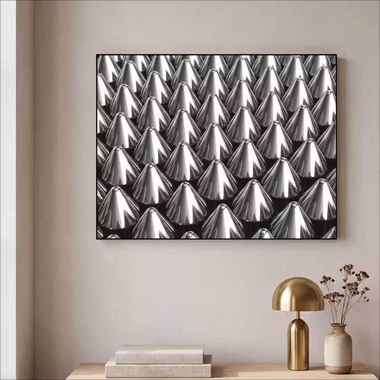 Art frame - Metalen kegels - Patroon — 5