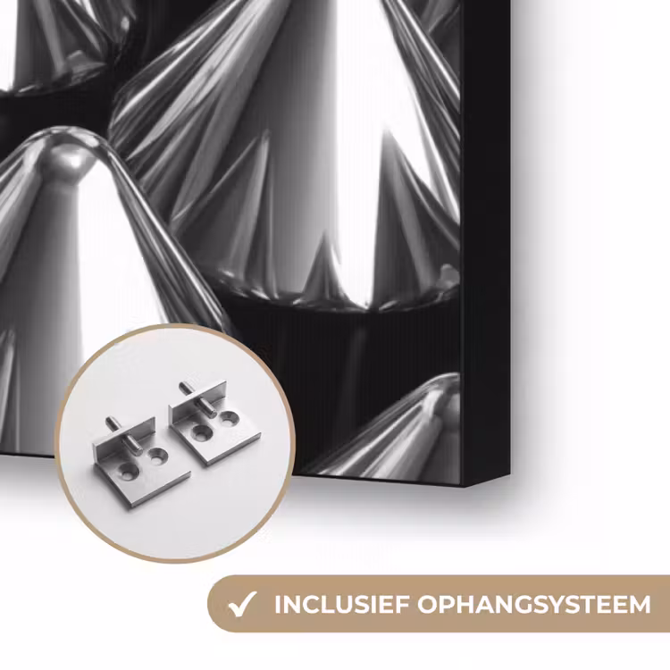 Art frame - Metalen kegels - Patroon — 6