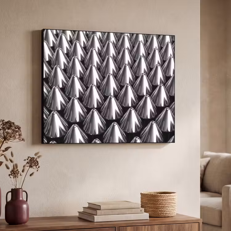 Art frame - Metalen kegels - Patroon — 7