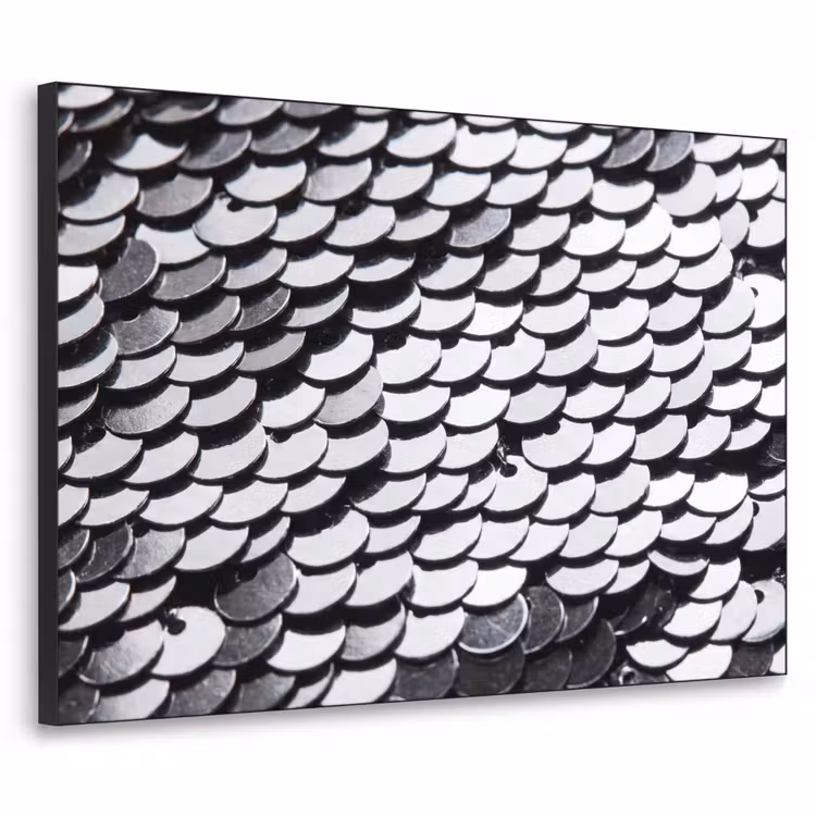 Art frame - Pailletten - Zilver - Patroon — 1