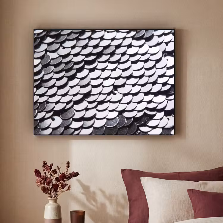 Art frame - Pailletten - Zilver - Patroon — 3