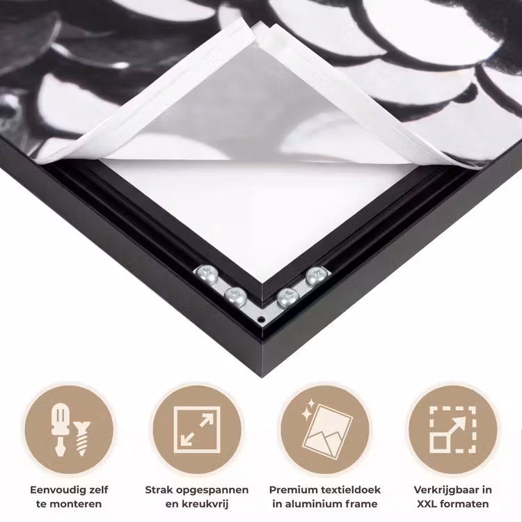 Art frame - Pailletten - Zilver - Patroon — 8