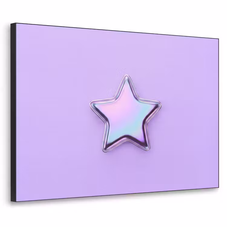 Art frame - Ster - Holografisch - Modern — 1