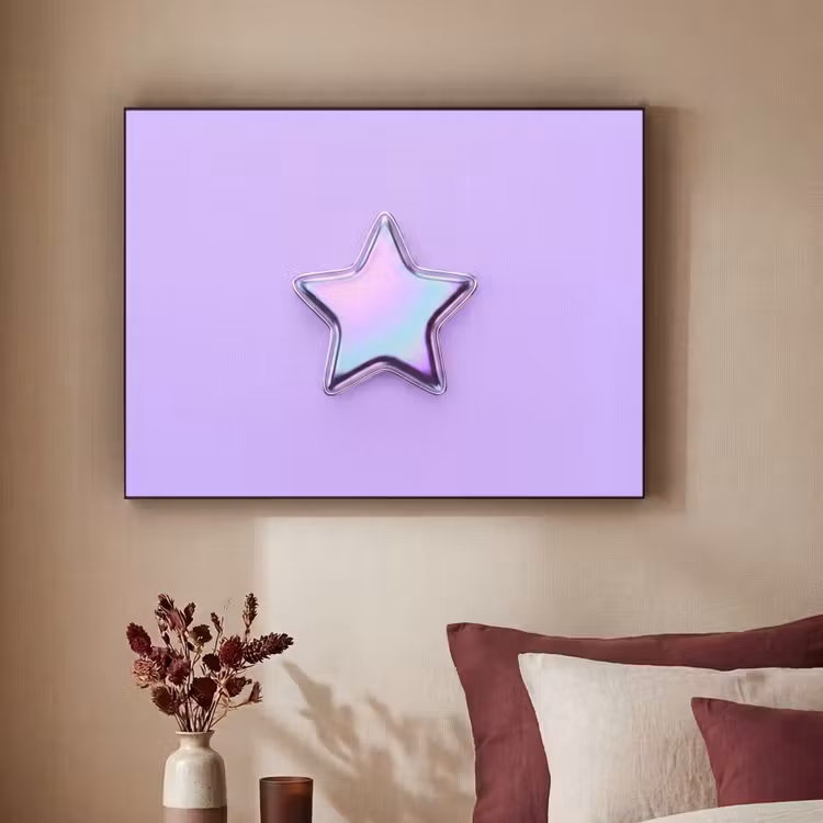 Art frame - Ster - Holografisch - Modern — 3