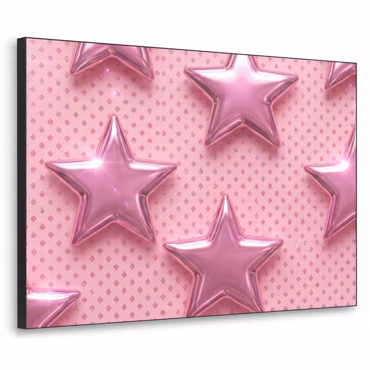 Art frame - Sterren - Roze - Abstract — 1