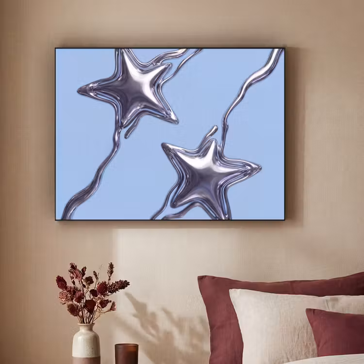 Art frame - Sterren - Vloeibaar - Zilver — 3