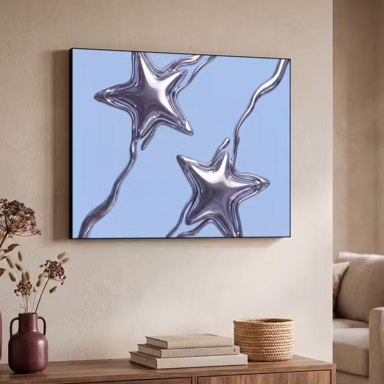 Art frame - Sterren - Vloeibaar - Zilver — 7