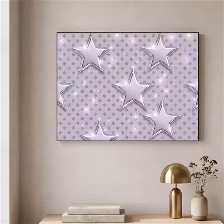 Art frame - Sterren - Zilver - Abstract — 5