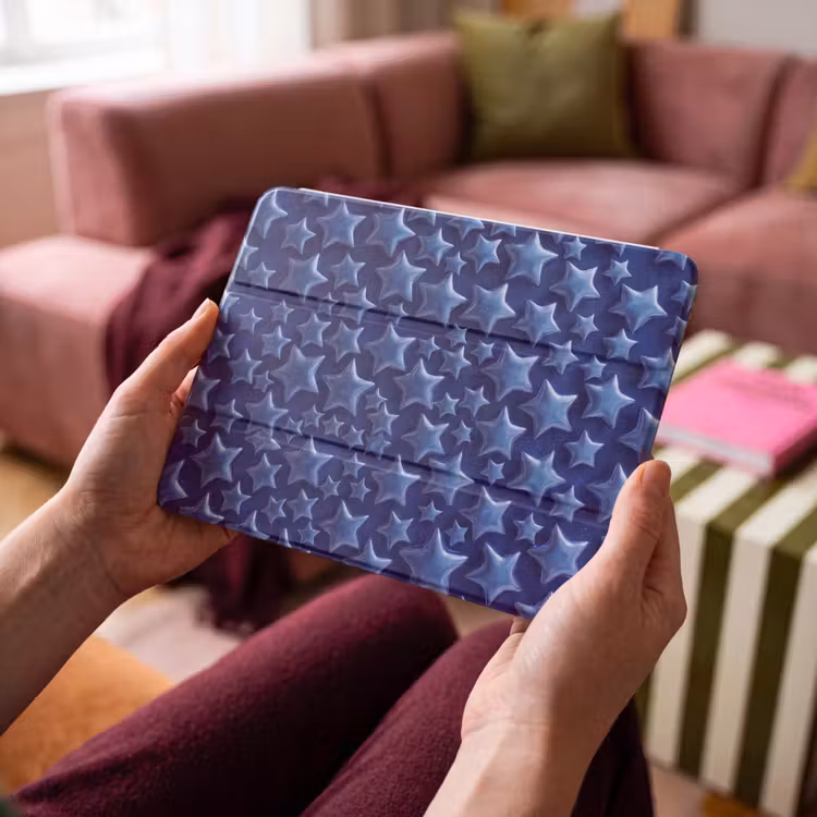 Blauwe sterren patroon — 4