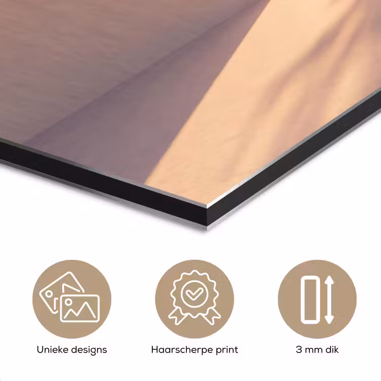 Aluminium schilderij - Sleutelgat - Natuur - Zon — 7