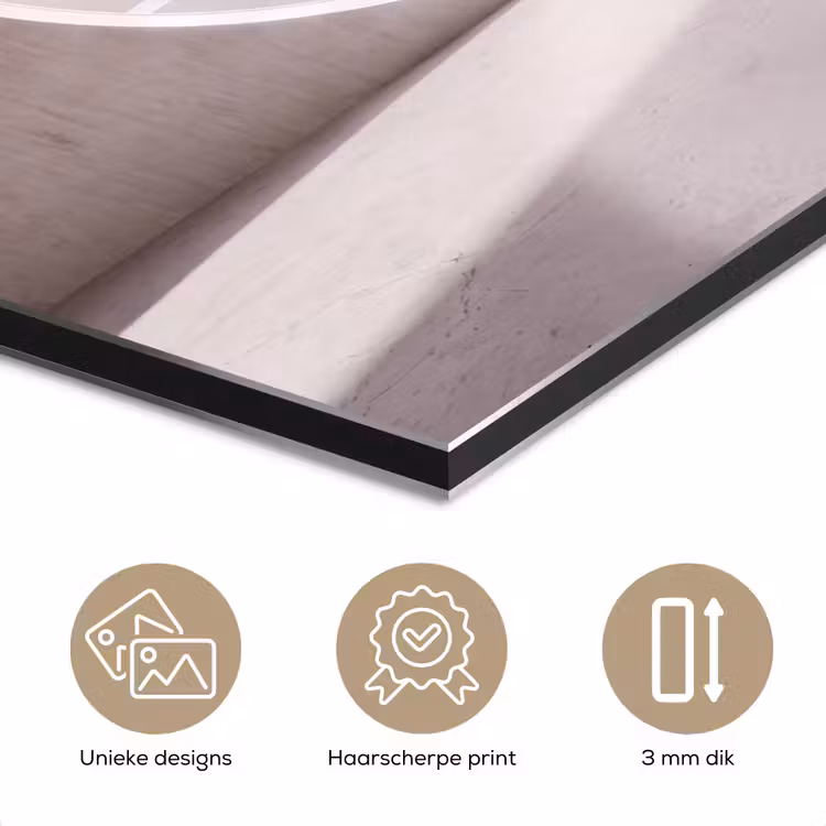 Aluminium schilderij - Boom - Cirkel - Modern — 7