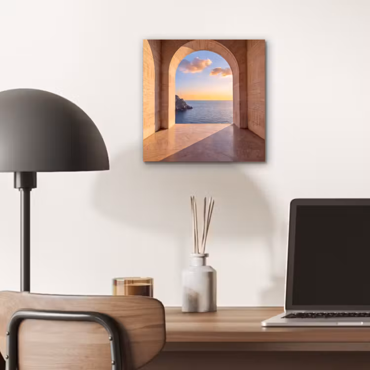 Aluminium schilderij - Zee - Landschap - Avond — 6