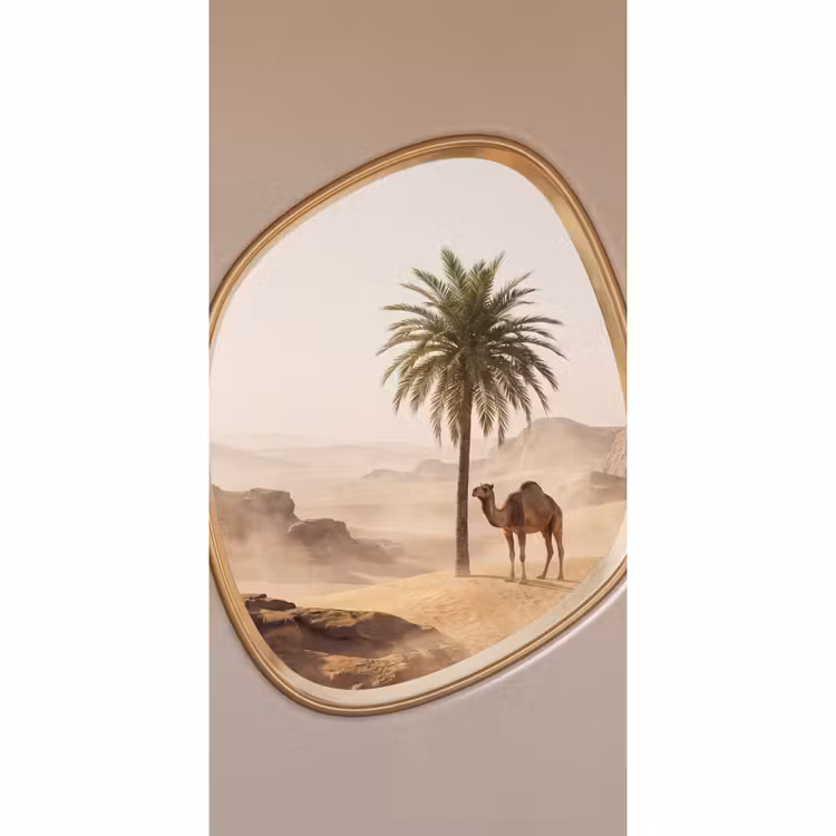 Behang - Kameel - Woestijn - Natuur — 2