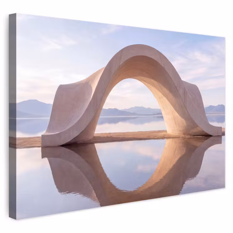 Buiten canvas - Boog - Water - Natuur — 1