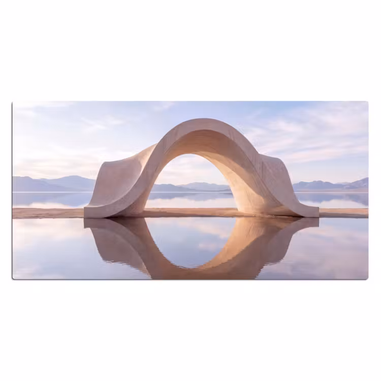 Bureau onderlegger - Boog - Water - Natuur — 2