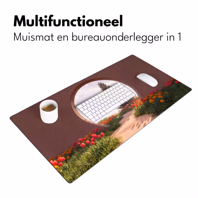 Bureau onderlegger - Pad - Bloemen - Natuur — 7
