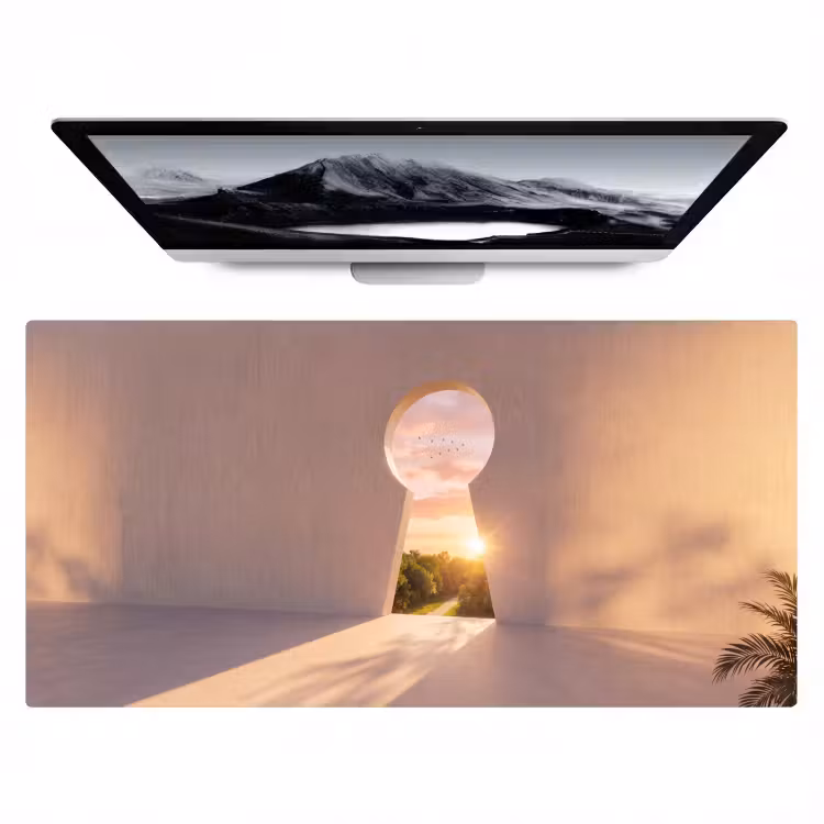 Bureau onderlegger - Sleutelgat - Natuur - Zon — 1