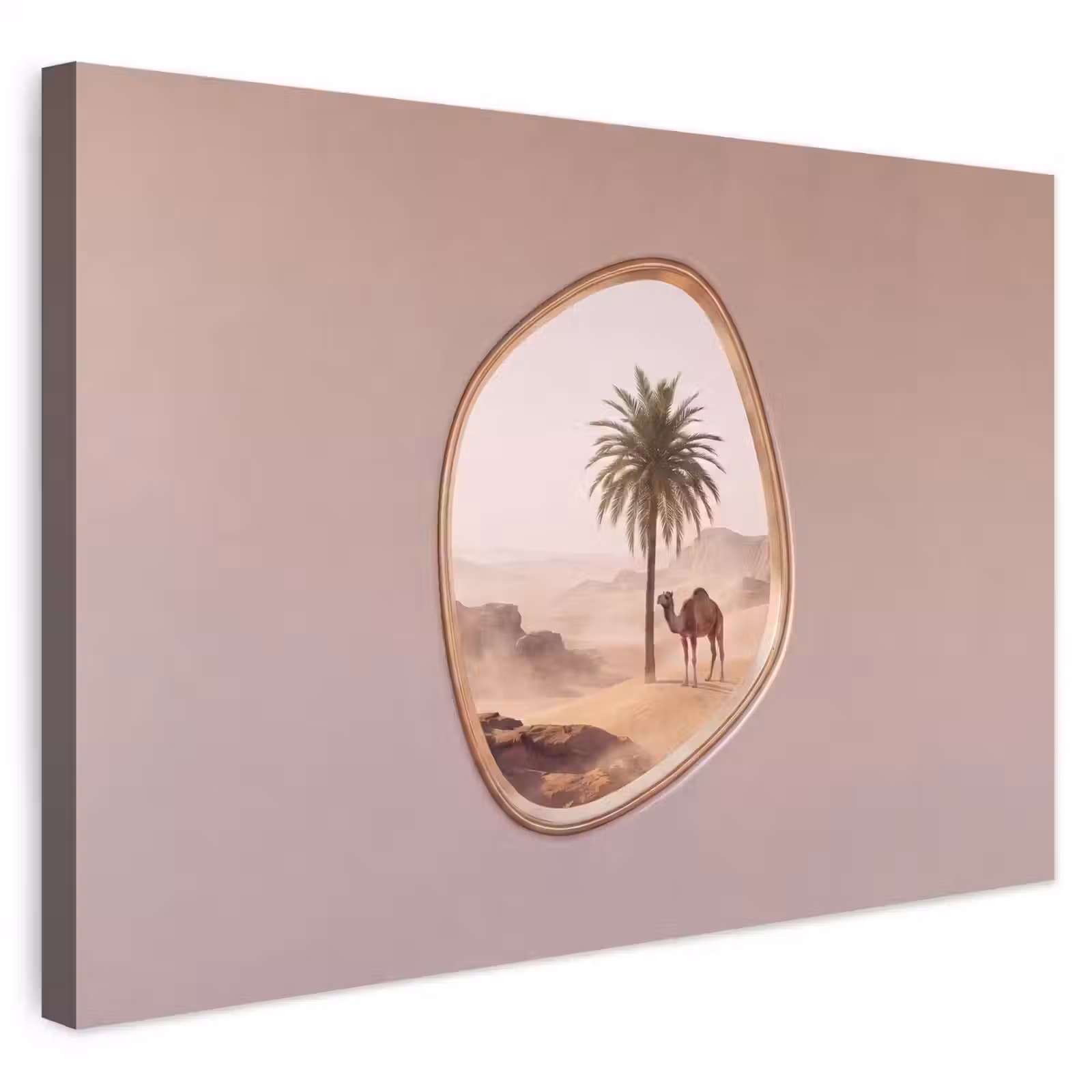 Buiten canvas - Kameel - Woestijn - Natuur — 1