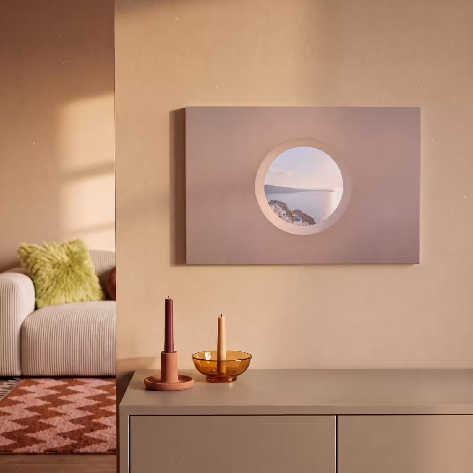 Canvas schilderij - Uitzicht - Zee - Natuur — 1