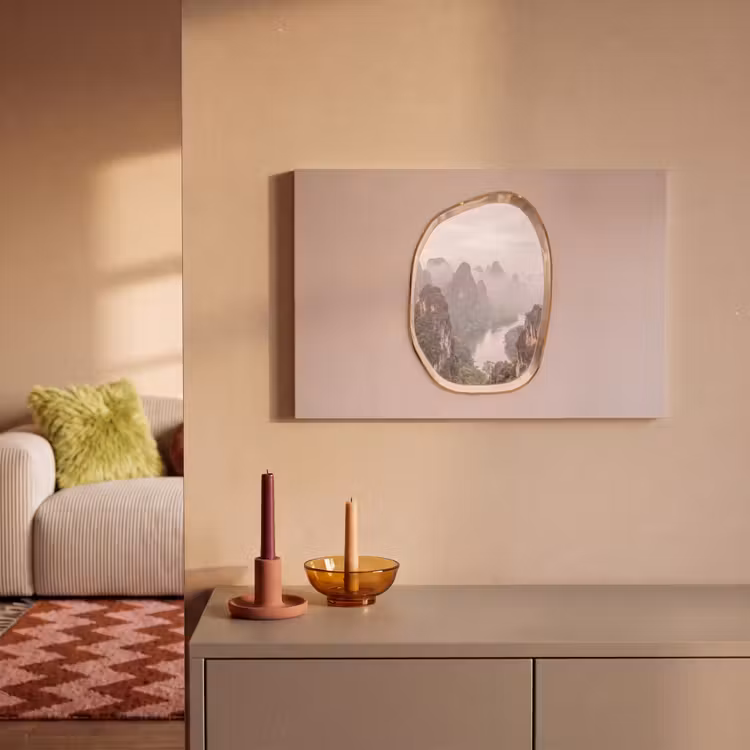 Canvas schilderij - Bergen - Rivier - Natuur — 1