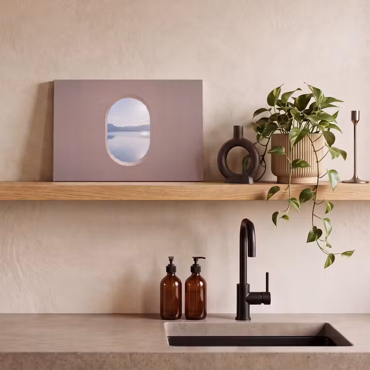 Canvas schilderij - Landschap - Water - Modern — 2