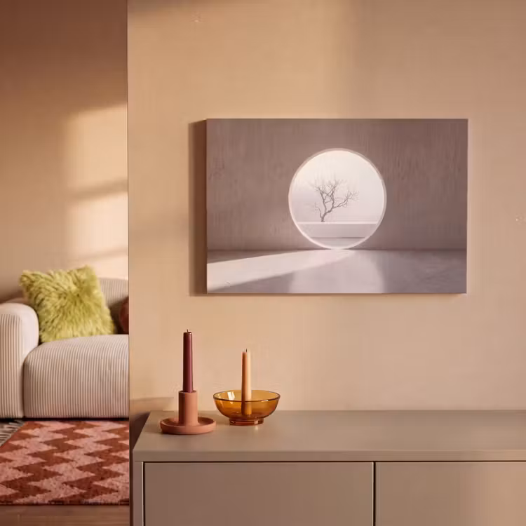 Canvas schilderij - Boom - Cirkel - Modern — 1