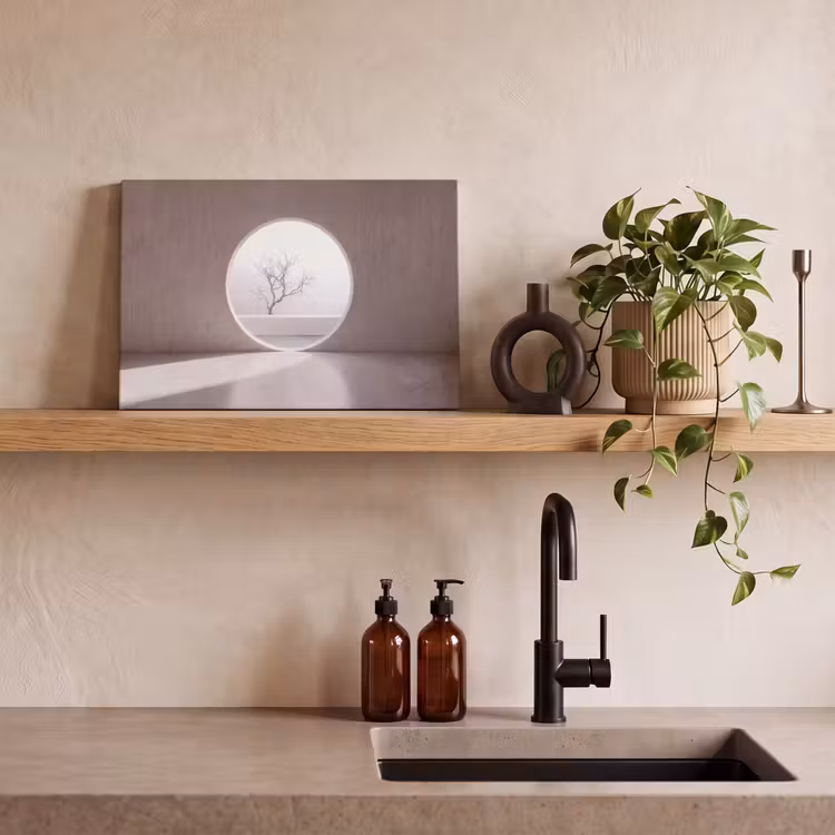 Canvas schilderij - Boom - Cirkel - Modern — 2