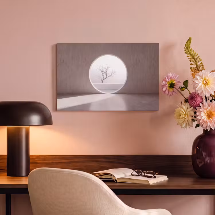Canvas schilderij - Boom - Cirkel - Modern — 3