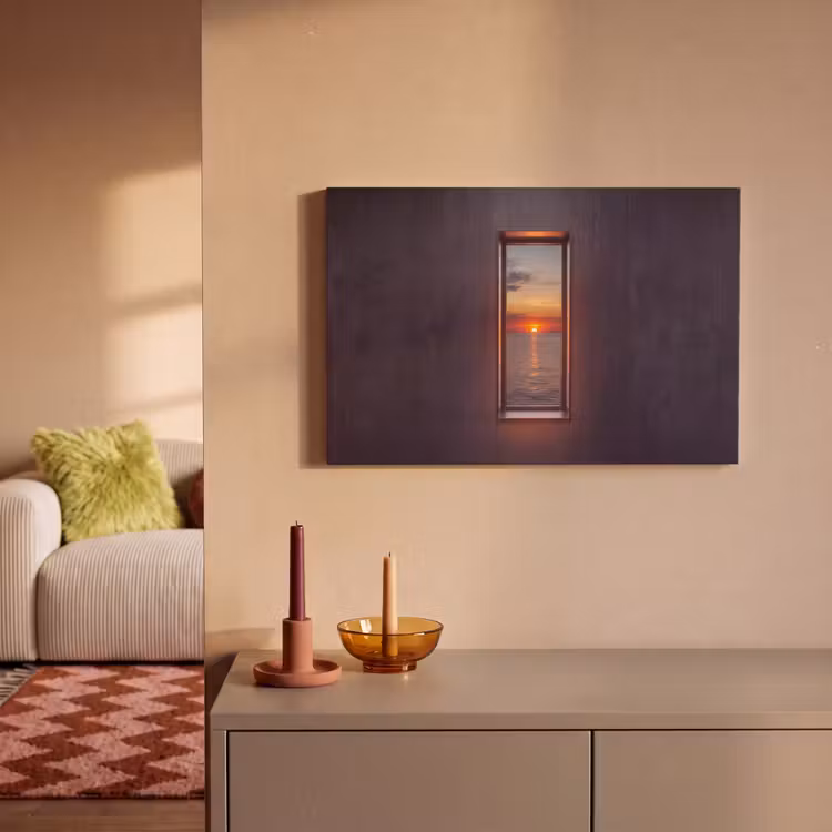 Canvas schilderij - Zonsondergang - Zee - Natuur — 1