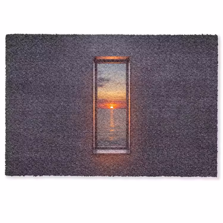 Deurmat - Zonsondergang - Zee - Natuur — 1