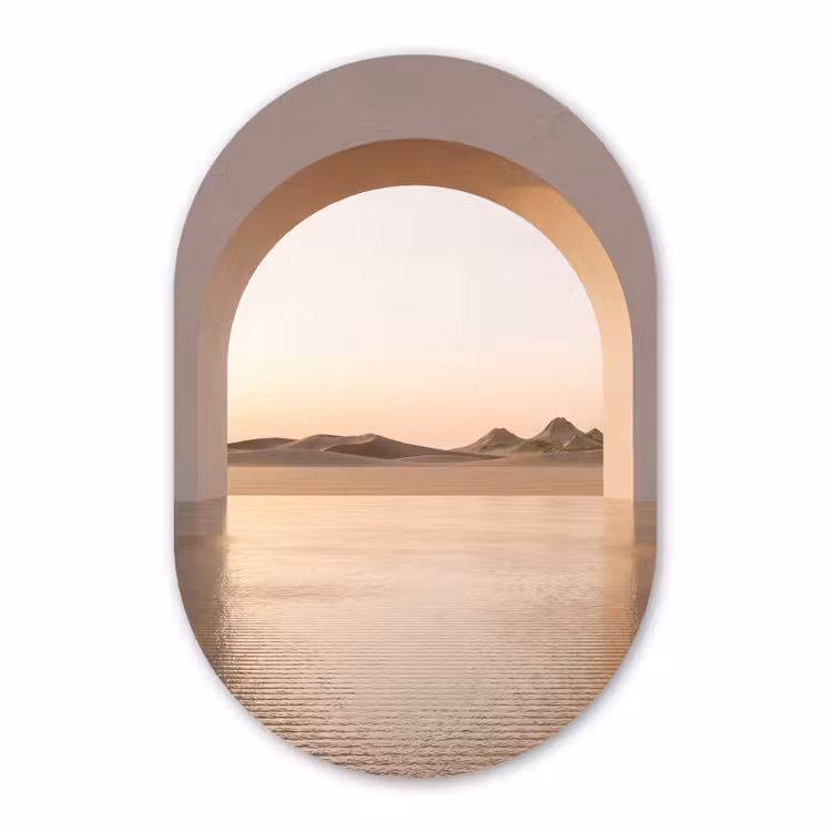 Muurovaal - Boog - woestijn - natuur — 3