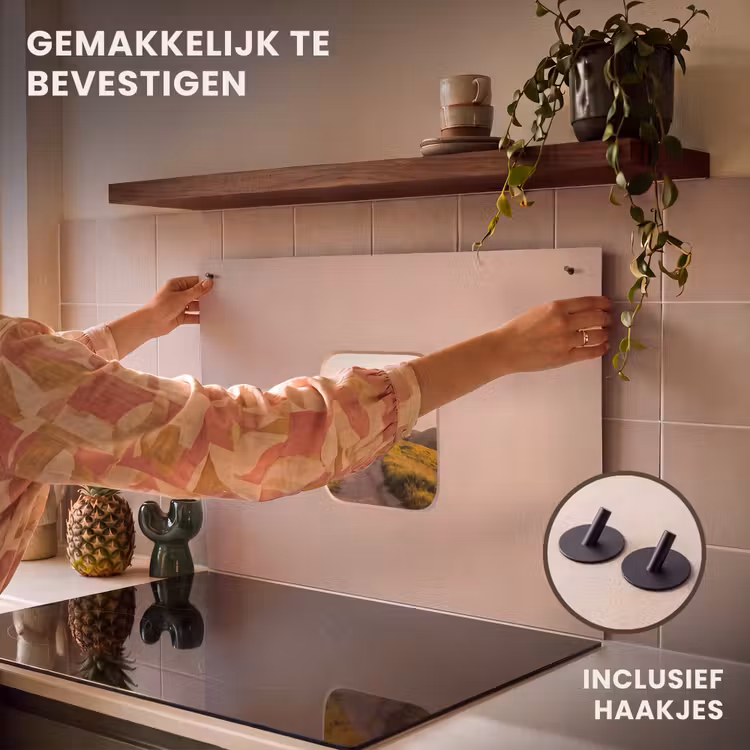 Inductiebeschermer & spatscherm (2in1) - Uitzicht - Kust - Natuur — 7