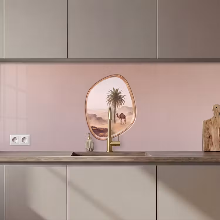 Keuken achterwand - Kameel - Woestijn - Natuur — 1