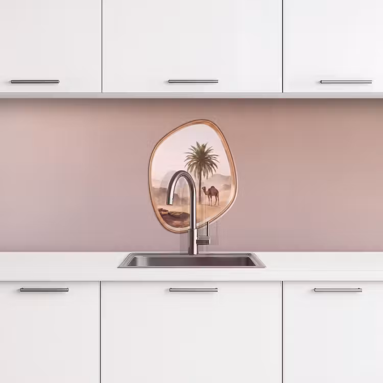 Keuken achterwand - Kameel - Woestijn - Natuur — 4