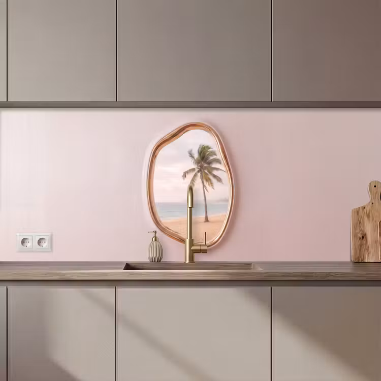 Keuken achterwand - Tropisch - Landschap - Kust — 1