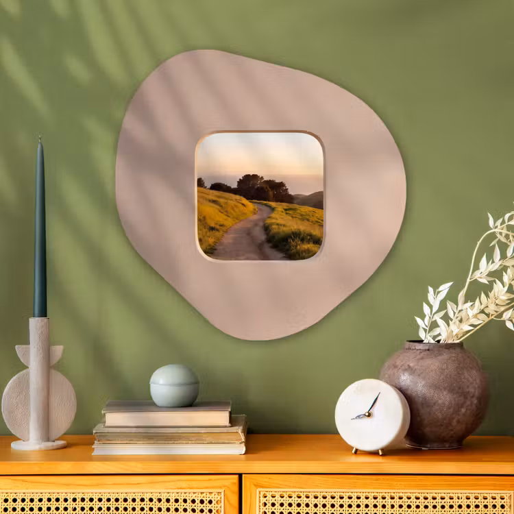 Organisch schilderij glas - Uitzicht - Kust - Natuur — 2