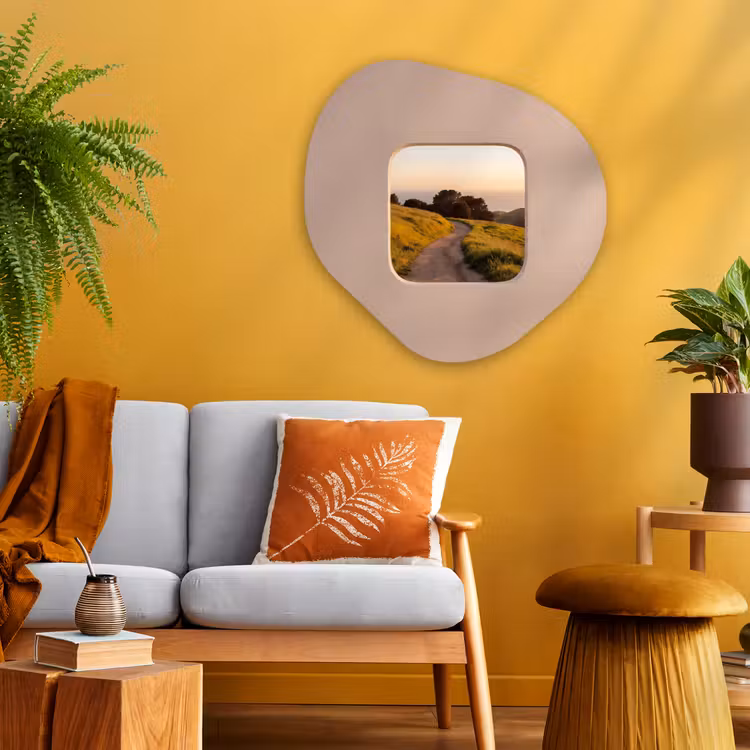 Organisch schilderij glas - Uitzicht - Kust - Natuur — 3
