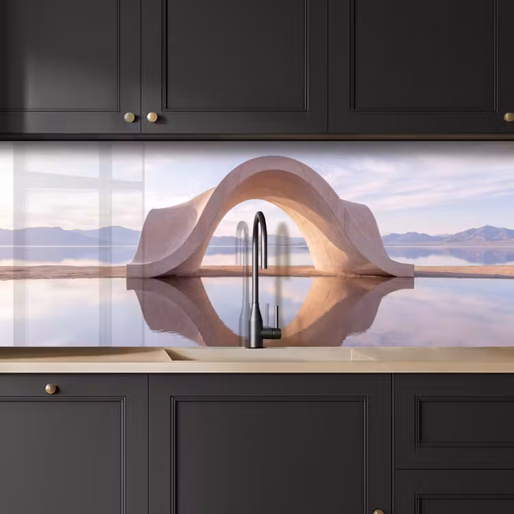 Keuken achterwand - Boog - Water - Natuur — 6