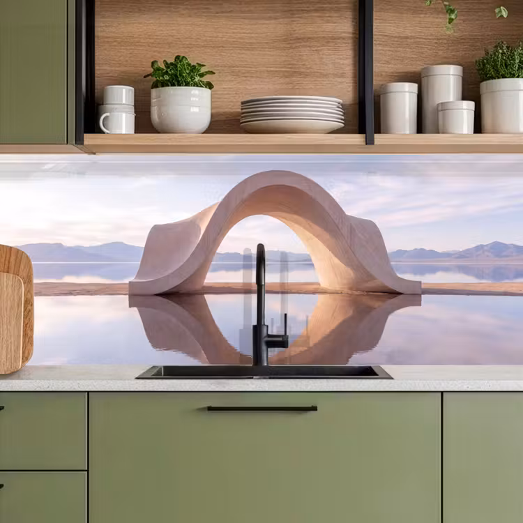 Keuken achterwand - Boog - Water - Natuur — 8