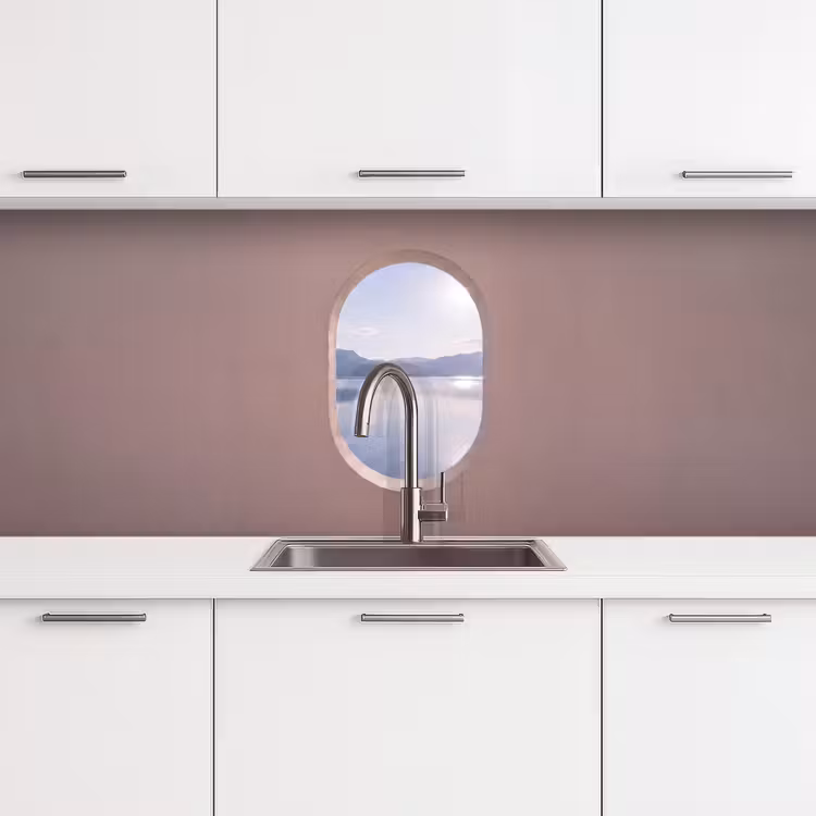 Keuken achterwand - Landschap - Water - Modern — 4