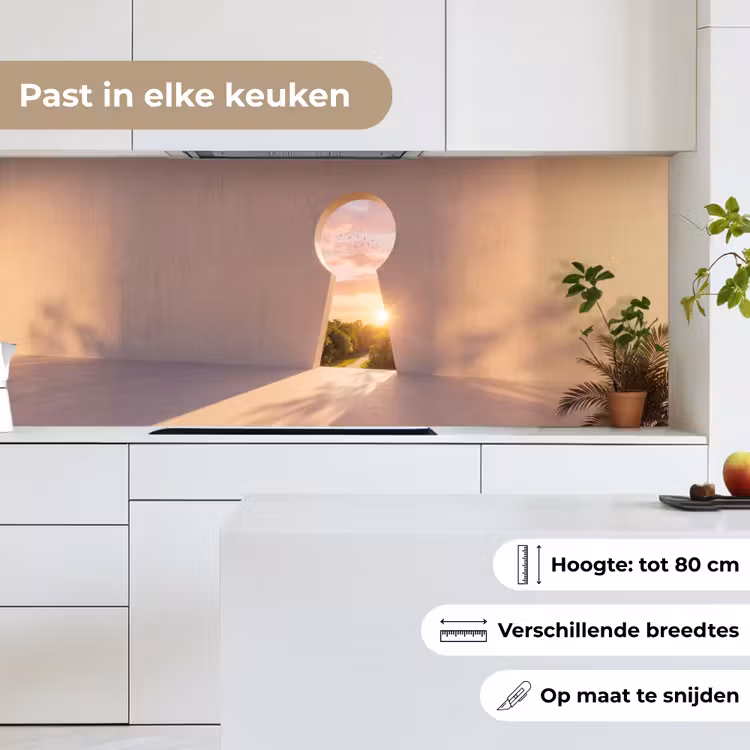 Keuken achterwand - Sleutelgat - Natuur - Zon — 7