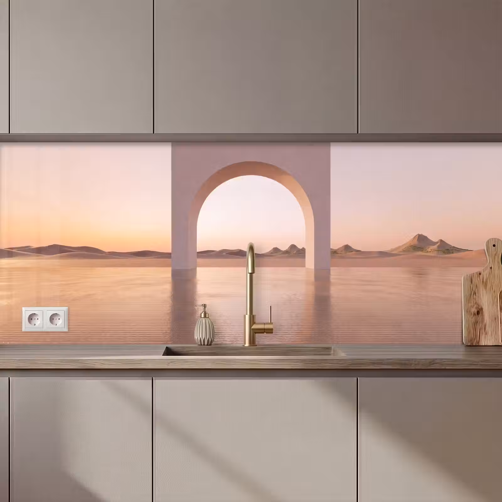 Keuken achterwand - Boog - woestijn - natuur — 1