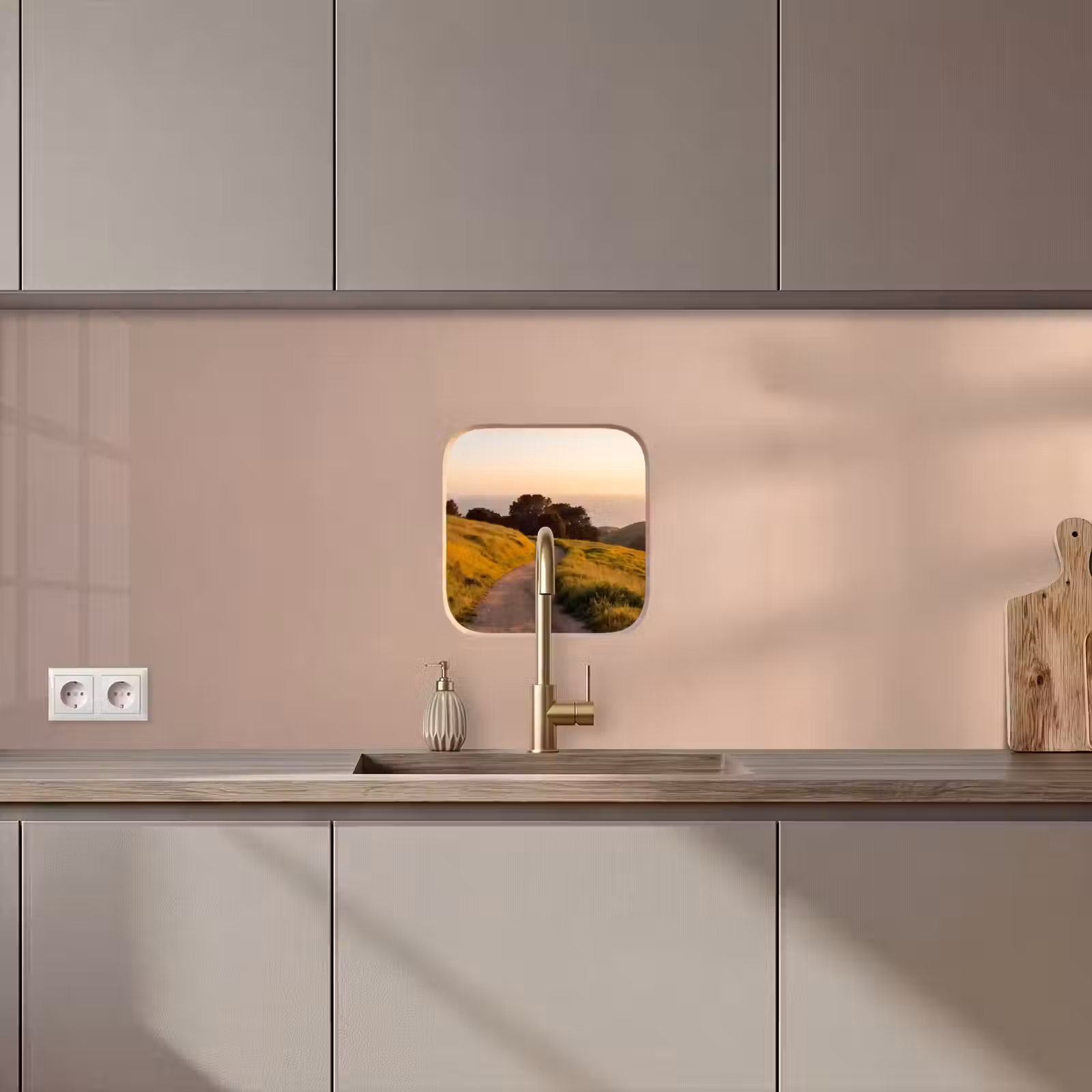 Keuken achterwand - Uitzicht - Kust - Natuur — 1